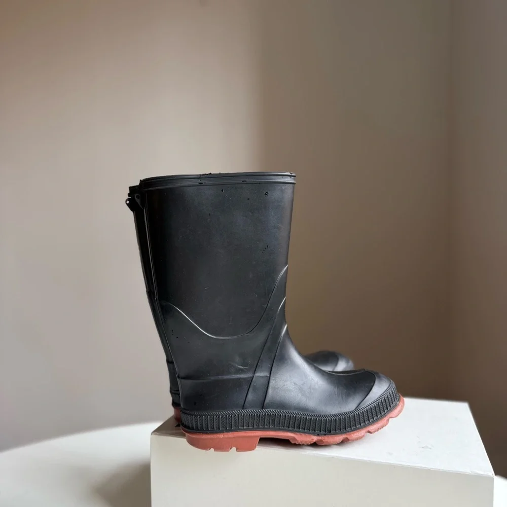 Rubber Rain Boots Made in Canada Kids Size 2 Unisex Waterproof Premium Heavy